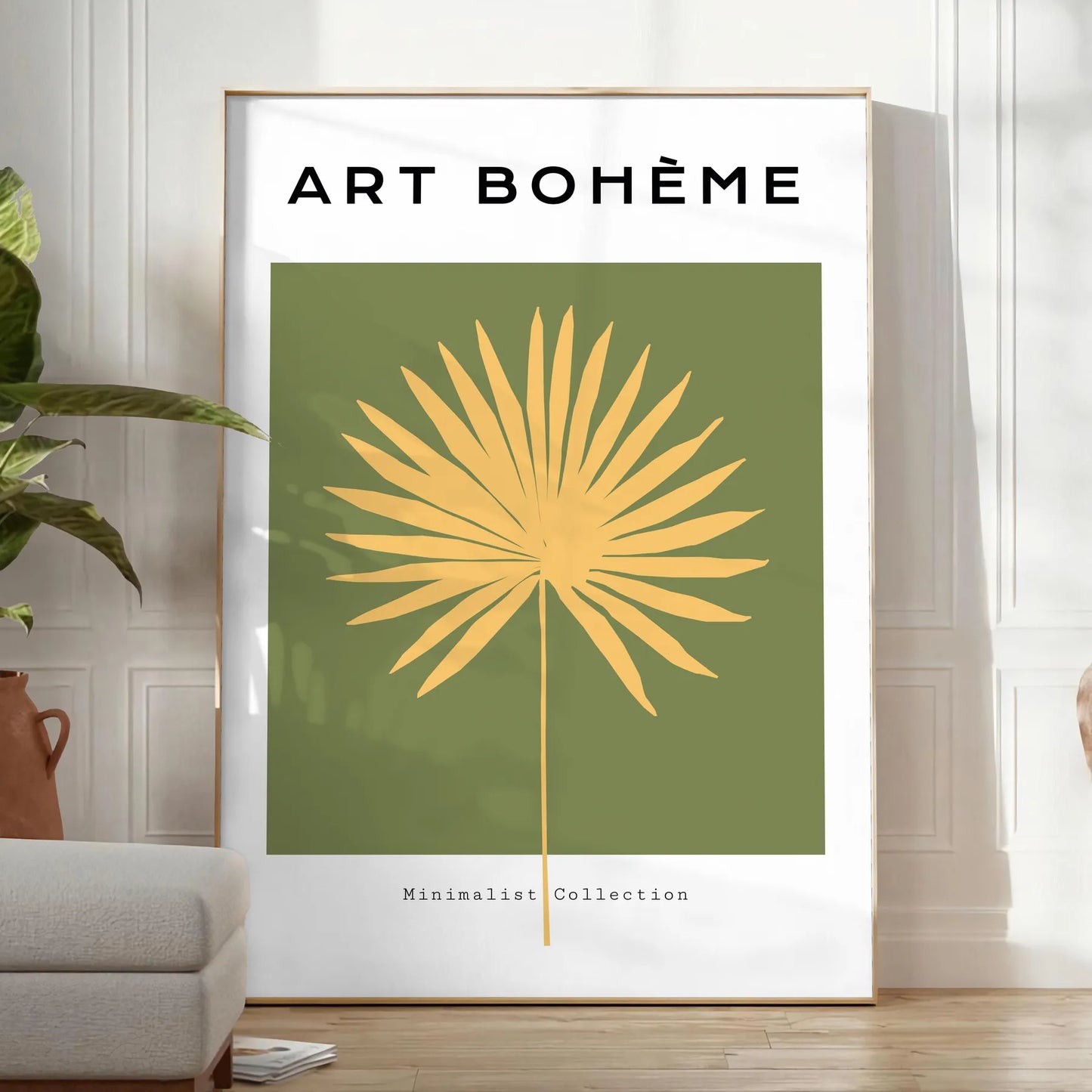 kitchen decor Boheme poster black blue hues unique wall art print artistic flair charm ideal gift lovers space taste elegance unframed formats